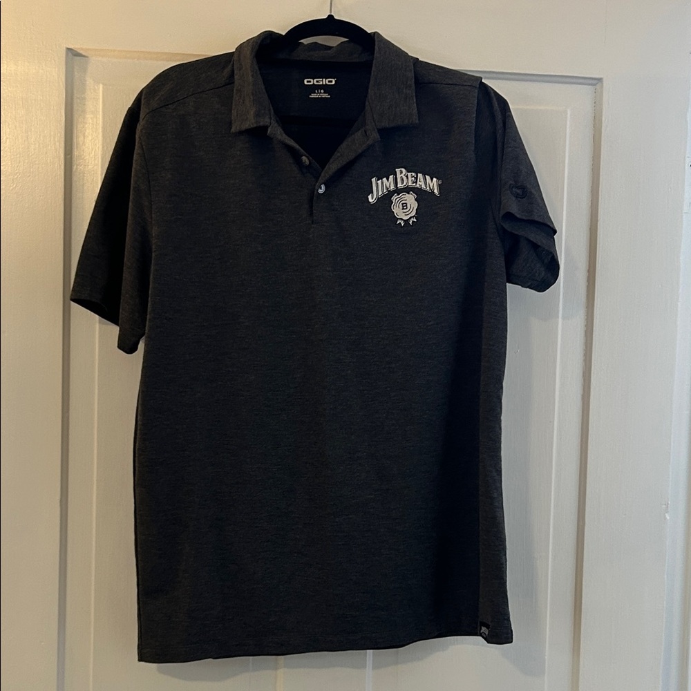 Jim Beam OGIO Men's Charcoal Polo Shirt